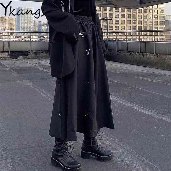 loose hip-hop punk elastic high waist cargo skirt women korean ulzzang casual gothic long dark streetwear black saia 210421
loose hip-hop punk elastic high waist cargo skirt women korean ulzzang casual gothic long dark streetwear black saia 210421