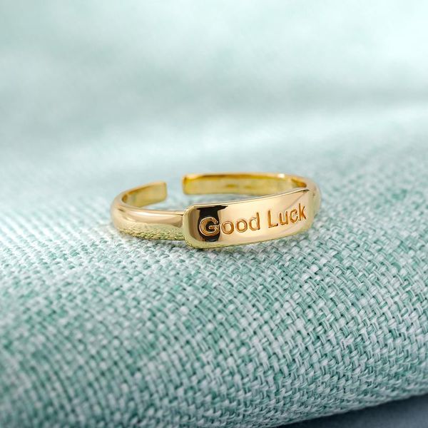 wedding rings vintage good luck letter open for women stainless steel adjustable ring party jewelry gift femme 2021, Slivery;golden
wedding rings vintage good luck letter open for women stainless steel adjustable ring party jewelry gift femme 2021, Slivery;golden
