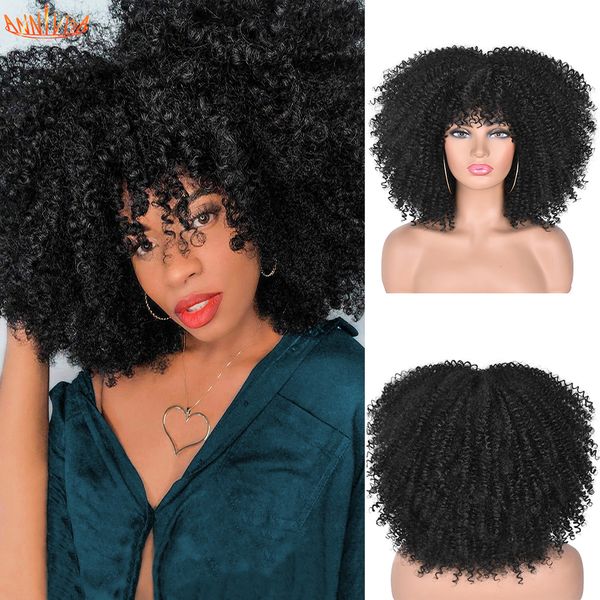 short hair afro kinky curly wigs with bangs for black women african synthetic ombre glueless cosplay wigs high temperature 14factory direct
short hair afro kinky curly wigs with bangs for black women african synthetic ombre glueless cosplay wigs high temperature 14factory direct