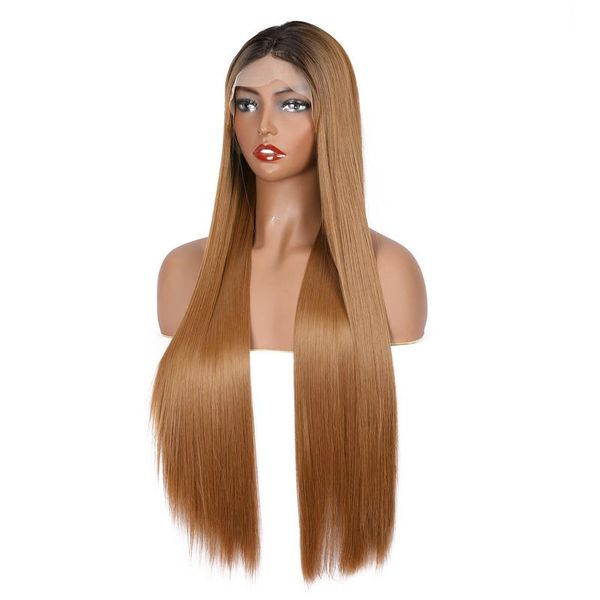 synthetic wigs soft 180% density 26 inch long ombre blonde silky straight lace front wig for black women daily cosplay heat resistant
synthetic wigs soft 180% density 26 inch long ombre blonde silky straight lace front wig for black women daily cosplay heat resistant