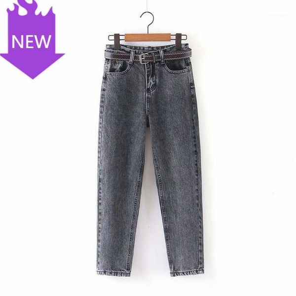 denim jeans buttons pockets femme spring autumn womens demin pants with sashes streetwear casual high waist loose women's & capris, Black;white
denim jeans buttons pockets femme spring autumn womens demin pants with sashes streetwear casual high waist loose women's & capris, Black;white