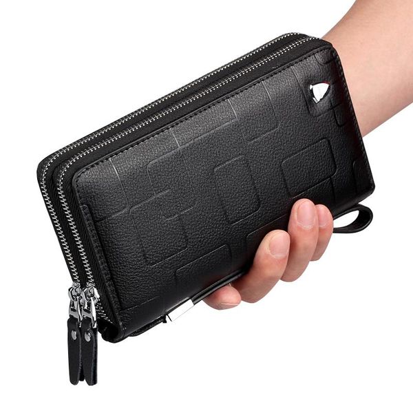wallets genuine leather men's multifunctional coin pocket purses long wallet men cow zipper business clutch, Red;black
wallets genuine leather men's multifunctional coin pocket purses long wallet men cow zipper business clutch, Red;black