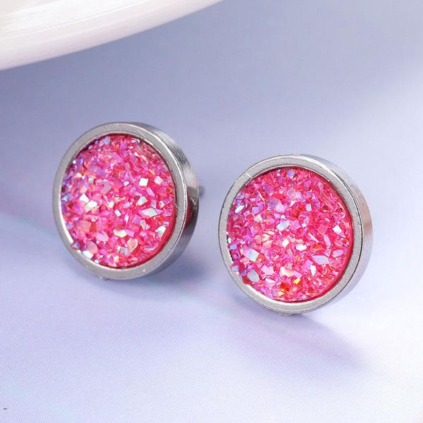 silver plated resin round druzy earrings simple stainless steel druse stone stud for women girl jewelry gift, Golden;silver
silver plated resin round druzy earrings simple stainless steel druse stone stud for women girl jewelry gift, Golden;silver