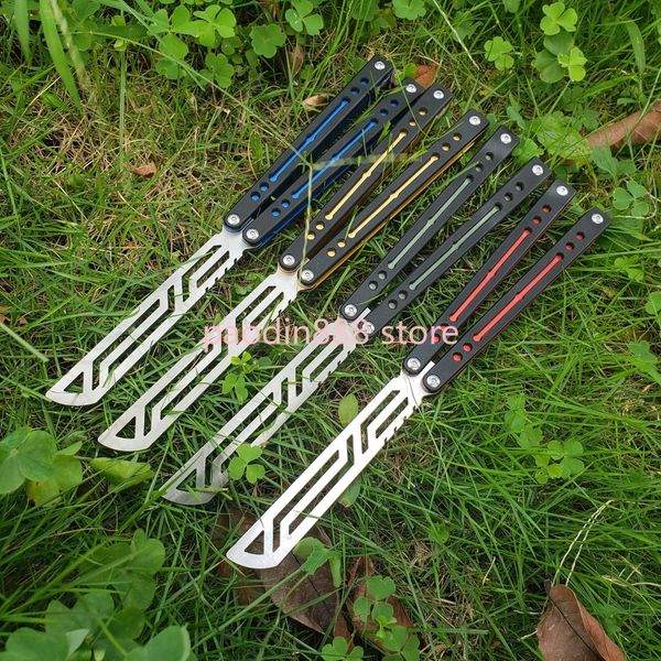 nautius butterfy trainer knife parrot back channe auminum+g10 hande 440 bade bushing system jit edc swinging knife
nautius butterfy trainer knife parrot back channe auminum+g10 hande 440 bade bushing system jit edc swinging knife
