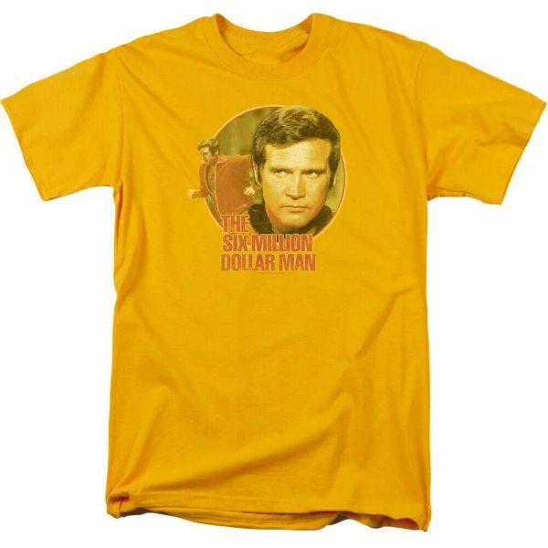 the six million dollar man run faster t shirt mens licensed classic tv gold, White;black
the six million dollar man run faster t shirt mens licensed classic tv gold, White;black