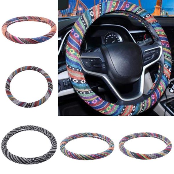 steering wheel covers 38cm bohemia floral design linen universal elastic car cover anti-slip ethnic style car-styling auto accessories
steering wheel covers 38cm bohemia floral design linen universal elastic car cover anti-slip ethnic style car-styling auto accessories