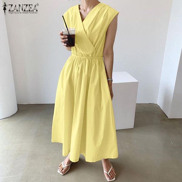 casual dresses plus size zanzea women overalls dress 2021 summer vintage asymmetrical maxi vestidos solid sleeveless sundress loose robe, Black;gray
casual dresses plus size zanzea women overalls dress 2021 summer vintage asymmetrical maxi vestidos solid sleeveless sundress loose robe, Black;gray