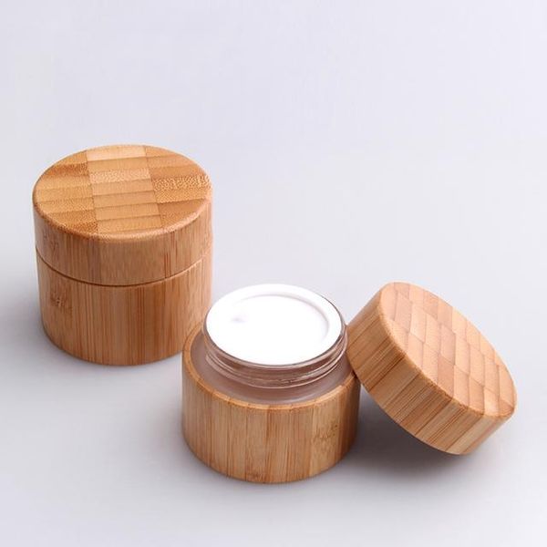 storage bottles & jars 50g bamboo jar cosmetic cream refillable empty with glass inner comsetics packaging
storage bottles & jars 50g bamboo jar cosmetic cream refillable empty with glass inner comsetics packaging