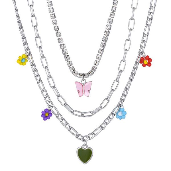 chokers bohemia multilayer butterfly crystals choker necklace for women girls handmade flower beaded heart pendant collar gift, Golden;silver
chokers bohemia multilayer butterfly crystals choker necklace for women girls handmade flower beaded heart pendant collar gift, Golden;silver