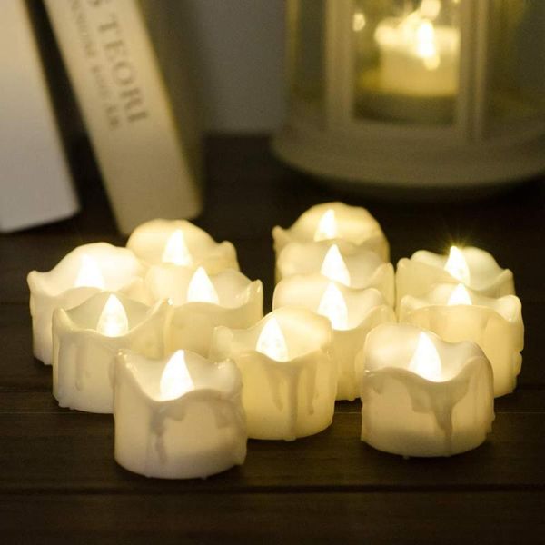 12/24pcs mini led candle flickering flameless electronic battery-powered tea light candles for home christmas wedding decor
12/24pcs mini led candle flickering flameless electronic battery-powered tea light candles for home christmas wedding decor