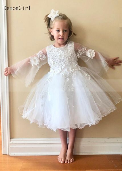 girl's dresses flower girl dress bell sleeve ivory lace tulle pearls knee length princess wedding party gown birthday prom, Red;yellow
girl's dresses flower girl dress bell sleeve ivory lace tulle pearls knee length princess wedding party gown birthday prom, Red;yellow