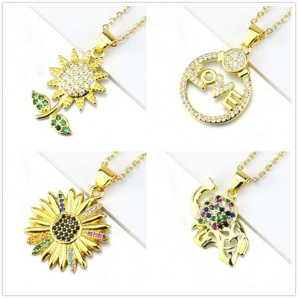 pendant necklaces copper cz sun flower necklace rainbow zircon love letter women jewelry 2021, Silver
pendant necklaces copper cz sun flower necklace rainbow zircon love letter women jewelry 2021, Silver