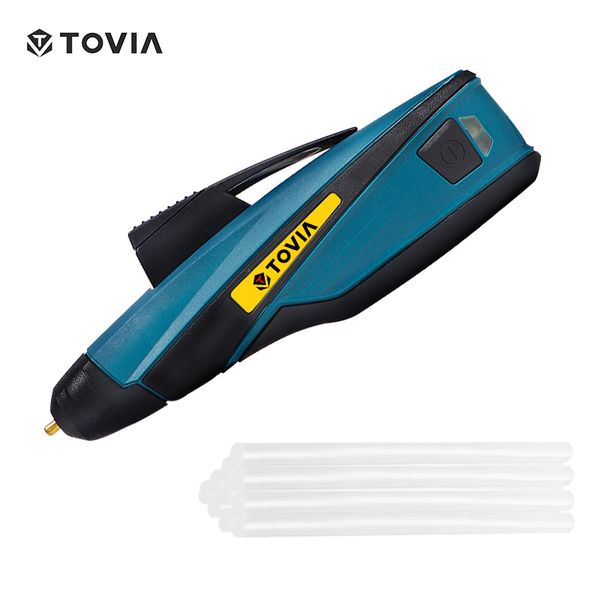 tovia cordless glue gun portable melt glue gun high temp with 7mm glue sticks battery gun for diy crafts repair
tovia cordless glue gun portable melt glue gun high temp with 7mm glue sticks battery gun for diy crafts repair
