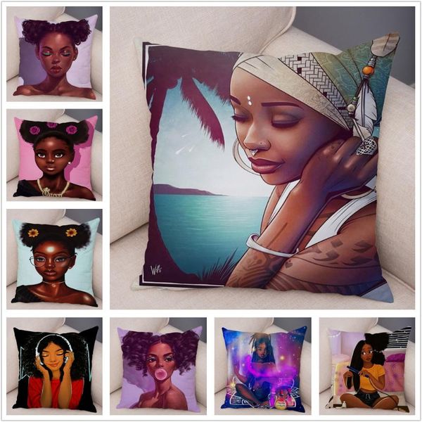 cushion/decorative pillow beautiful africa girl case short plush decor colorful cartoon cushion cover for sofa car home pillowcase covers 45
cushion/decorative pillow beautiful africa girl case short plush decor colorful cartoon cushion cover for sofa car home pillowcase covers 45