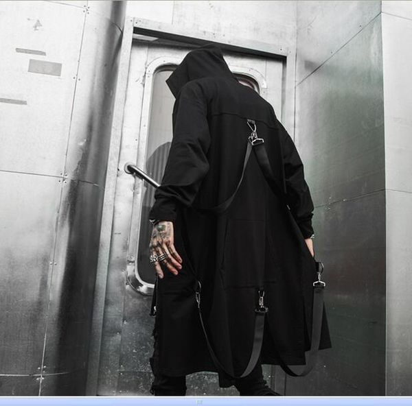 wizard cape jacket men gothic punk streetwear dark ribbons jacket coats tactical function windbreaker overcoats, Tan;black
wizard cape jacket men gothic punk streetwear dark ribbons jacket coats tactical function windbreaker overcoats, Tan;black