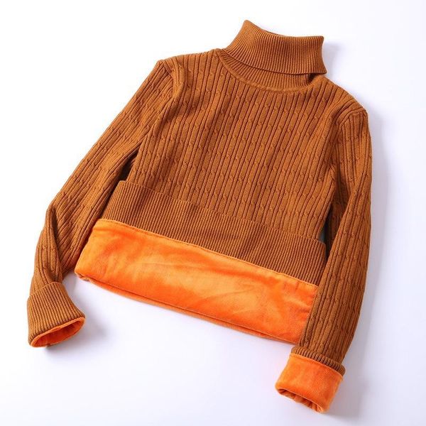 women's sweaters temperament casual ladies sweater plus velvet 2021 winter long-sleeved warm, White;black
women's sweaters temperament casual ladies sweater plus velvet 2021 winter long-sleeved warm, White;black