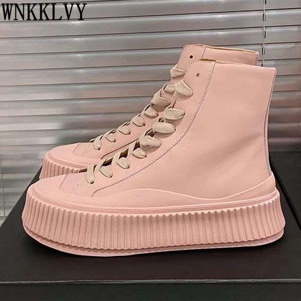 boots pink thick sole for women flat real leather round toe lace up platform shoes autumn high casual 2021, Black
boots pink thick sole for women flat real leather round toe lace up platform shoes autumn high casual 2021, Black