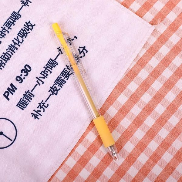 gel pens creamy yellow pen fresh writing girl's heart press 0.5mm signature for students macarons morandi color black
gel pens creamy yellow pen fresh writing girl's heart press 0.5mm signature for students macarons morandi color black