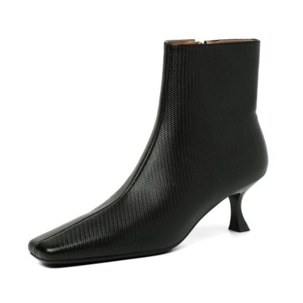 women high heel ankle boots real leather strange heel women shoes fashion party shorty boots women footwear size 34-39, Black
women high heel ankle boots real leather strange heel women shoes fashion party shorty boots women footwear size 34-39, Black