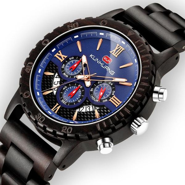 wristwatches wooden men watch luxury fashion wood chronograph military quartz business luminous calendar date watches mens, Slivery;brown
wristwatches wooden men watch luxury fashion wood chronograph military quartz business luminous calendar date watches mens, Slivery;brown