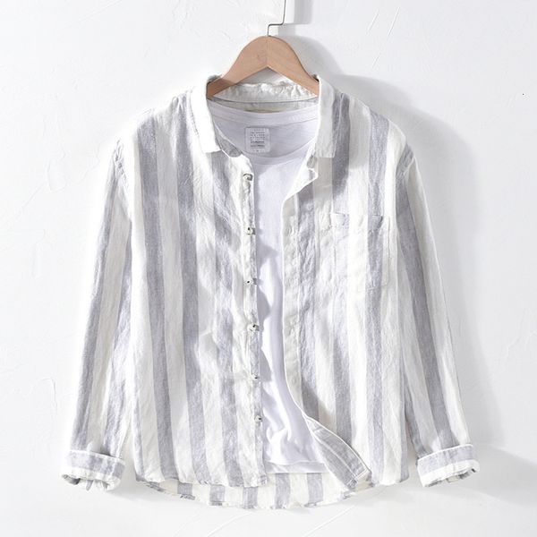 men spring autumn fashion brand linen long sleeve nave blue striped patchwork turn down collar casual classical male chic shirt 200925, White;black
men spring autumn fashion brand linen long sleeve nave blue striped patchwork turn down collar casual classical male chic shirt 200925, White;black