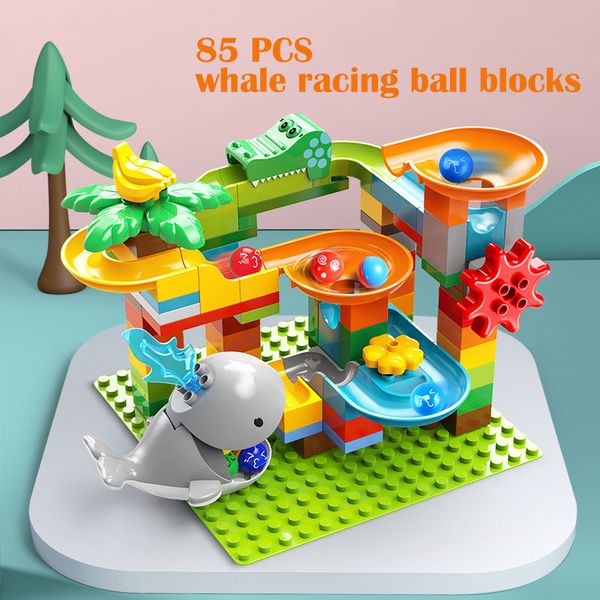 marble run building blocks toys for children 84pcs whale animals kids blocks set
marble run building blocks toys for children 84pcs whale animals kids blocks set