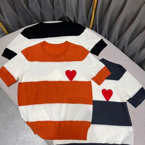 women's t-shirt white green orange black wool for women o-neck short sleeve pullovers striped print elastic tees 2021
women's t-shirt white green orange black wool for women o-neck short sleeve pullovers striped print elastic tees 2021