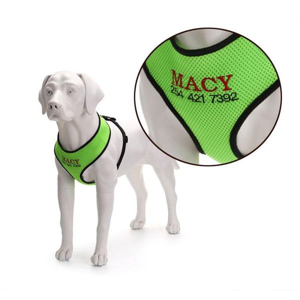 dog collars & leashes breathable sandwich custom harness vest soft unique embroidered word for small medium large dogs drop
dog collars & leashes breathable sandwich custom harness vest soft unique embroidered word for small medium large dogs drop