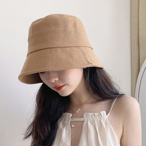 leisure cotton versatile fisherman's hat women's spring and summer fashion show small basin hat travel sunshade bucket hat, Blue;gray
leisure cotton versatile fisherman's hat women's spring and summer fashion show small basin hat travel sunshade bucket hat, Blue;gray
