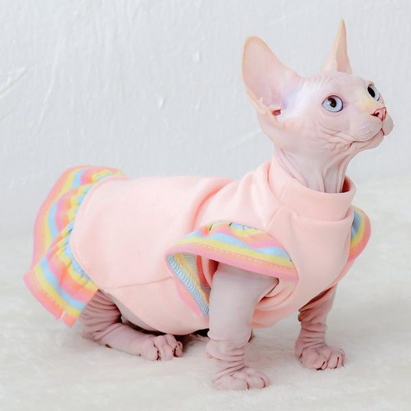 cat costumes pet dog clothes rainbow striped cats winter sweatshirt for small kitten coat jacket puppy outfit warm clothing
cat costumes pet dog clothes rainbow striped cats winter sweatshirt for small kitten coat jacket puppy outfit warm clothing