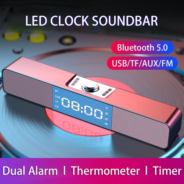 soundbar portable bluetooth speaker clock timer thermometer sound bar fm radio computer speakers barra de sonido 2021
soundbar portable bluetooth speaker clock timer thermometer sound bar fm radio computer speakers barra de sonido 2021