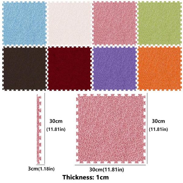 carpets 30*30cm carpet living room bedroom children kids baby soft floor area rug magic patchwork jigsaw splice heads climbing mat
carpets 30*30cm carpet living room bedroom children kids baby soft floor area rug magic patchwork jigsaw splice heads climbing mat