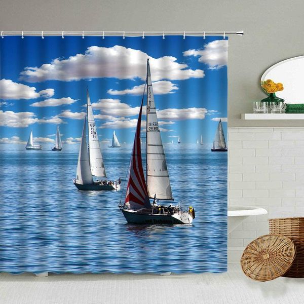 sea scenery sailing wooden boat shower curtain blue ocean sky bathroom decoration with hook waterproof pography screen set curtains
sea scenery sailing wooden boat shower curtain blue ocean sky bathroom decoration with hook waterproof pography screen set curtains