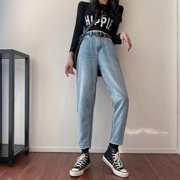 women's pants & capris slim fit slimming loose straight harem bronzing chic fashion high waist jeans cropped ins, Black;white
women's pants & capris slim fit slimming loose straight harem bronzing chic fashion high waist jeans cropped ins, Black;white