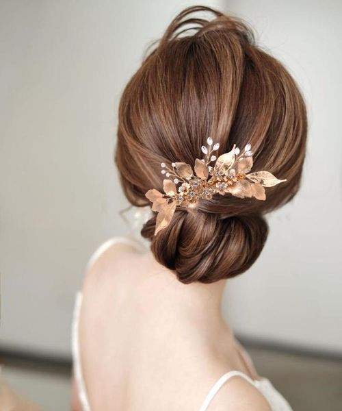 headpieces trixy h297 golden leaves wedding hair accessories combs bridal pieces decoration crystal comb, Silver
headpieces trixy h297 golden leaves wedding hair accessories combs bridal pieces decoration crystal comb, Silver