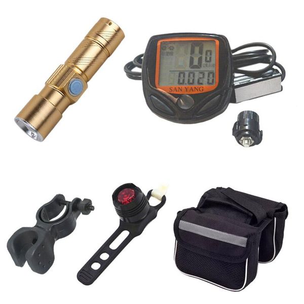 bike lights bicycle speedometer mountain light and rear super accessories set cycling bag
bike lights bicycle speedometer mountain light and rear super accessories set cycling bag