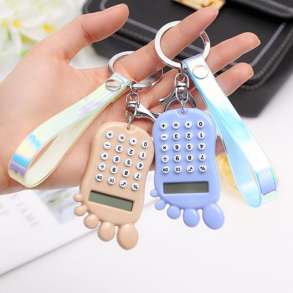 keychains pu leather feet keyring creative gift jewelry plastic casing digits electronic mini calculator keychain student stationery, Silver
keychains pu leather feet keyring creative gift jewelry plastic casing digits electronic mini calculator keychain student stationery, Silver