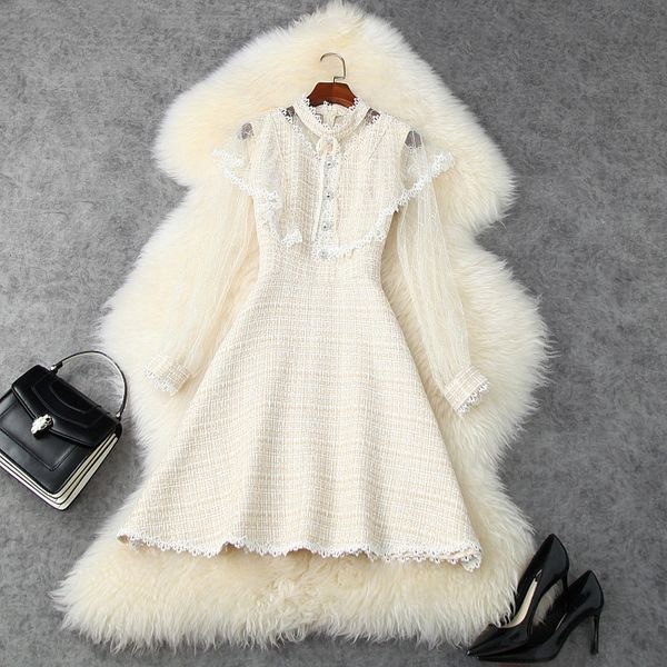 casual dresses fall autumn long sleeve round neck plaid tweed tulle panelled ruffle detail knee-length dress elegant lsp15t11258 7xh2, Black;gray
casual dresses fall autumn long sleeve round neck plaid tweed tulle panelled ruffle detail knee-length dress elegant lsp15t11258 7xh2, Black;gray