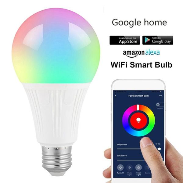 bulbs intelligent wifi bulb colorful dimming light smart app control led bulb10w rgbw connection alexa google home
bulbs intelligent wifi bulb colorful dimming light smart app control led bulb10w rgbw connection alexa google home
