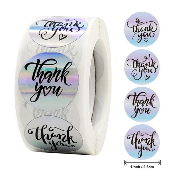 gift wrap "thank you"round sticker for envelope sealing labels rainbow laser scrapbooking stationery supply
gift wrap "thank you"round sticker for envelope sealing labels rainbow laser scrapbooking stationery supply
