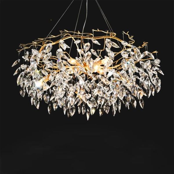chandeliers modern crystal chandelier loft gold luster for living room bedroom indoor deco restaurant art hanging lamp lighting
chandeliers modern crystal chandelier loft gold luster for living room bedroom indoor deco restaurant art hanging lamp lighting