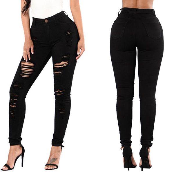 women's jeans spring 2021 black casual trousers ladies ripped are thin and versatile, Blue
women's jeans spring 2021 black casual trousers ladies ripped are thin and versatile, Blue