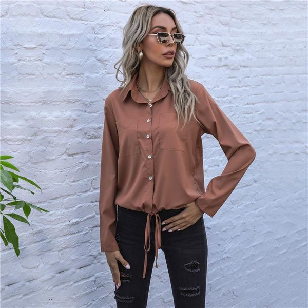 women's blouses & shirts 2021 spring summer solid elegant shirt women casual full sleeve single breasted chic ladies vintage loose, White
women's blouses & shirts 2021 spring summer solid elegant shirt women casual full sleeve single breasted chic ladies vintage loose, White