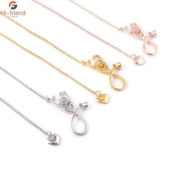 pendant necklaces fashion women charm neck heart-shape stethoscope padlock metal choker necklace decoration listen to your heart, Silver
pendant necklaces fashion women charm neck heart-shape stethoscope padlock metal choker necklace decoration listen to your heart, Silver