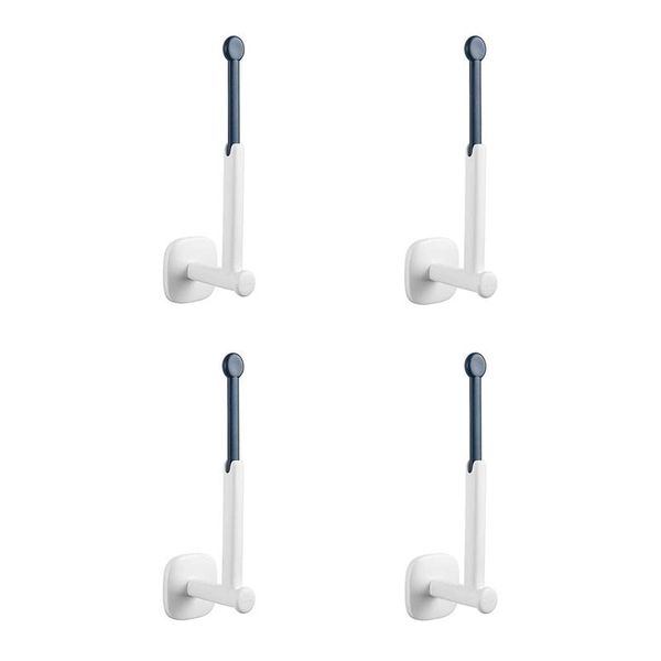 hooks & rails 4pcs adhesive wall multifunction rotatable paper towel holder coat for kitchen bathroom
hooks & rails 4pcs adhesive wall multifunction rotatable paper towel holder coat for kitchen bathroom