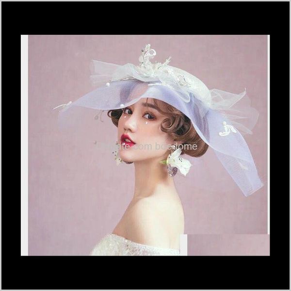 wedding jewelry drop delivery 2021 white lace flower hat with screen yarn shape er walk show headdress hair aessories 12nwf, Slivery;golden
wedding jewelry drop delivery 2021 white lace flower hat with screen yarn shape er walk show headdress hair aessories 12nwf, Slivery;golden