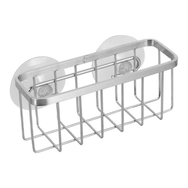 kitchen storage & organization 1pc stainless steel sponge holder sink suction cup rack for home (silver)
kitchen storage & organization 1pc stainless steel sponge holder sink suction cup rack for home (silver)