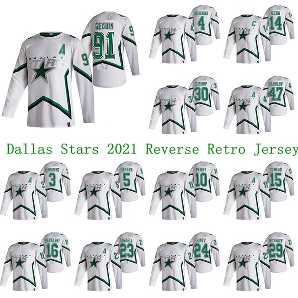 tyler seguin dallas stars 2021 reverse retro jersey 14 jamie benn 47 alexander radulov 16 joe pavelski 29 jake oettinger 30 ben bishop hocke, Black;red
tyler seguin dallas stars 2021 reverse retro jersey 14 jamie benn 47 alexander radulov 16 joe pavelski 29 jake oettinger 30 ben bishop hocke, Black;red