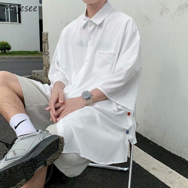 men's casual shirts oversized 3xl white short sleeve men pocket loose simple chic japanese style harajuku solid streetwear, White;black
men's casual shirts oversized 3xl white short sleeve men pocket loose simple chic japanese style harajuku solid streetwear, White;black