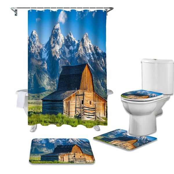 shower curtains farm chalet snow mountain curtain sets non-slip rugs toilet lid cover and bath mat waterproof bathroom
shower curtains farm chalet snow mountain curtain sets non-slip rugs toilet lid cover and bath mat waterproof bathroom